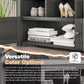 Storage Benches - Dark Gray + Beige 42” Storage Bench for Entryway