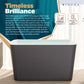 Modern Bathtubs for Bathrooms - 47” Gray Free Standing Tub