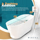 Modern Bathtubs for Bathrooms - 58” White Free Standing Tub