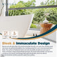 Modern Freestanding Bathtubs - 59” White Japanese Soaking Tub