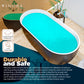 Modern Bathtubs for Bathrooms - 58” Gray Free Standing Tub