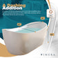 Modern Freestanding Bathtubs - 62” White Ice Bath Tub for Athletes