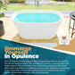 Modern Freestanding Bathtubs - 54” White Portable Bath Tubs Adult