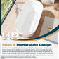 Minimalist Freestanding Bathtubs - 59” White Ice Bath Tub for Athletes