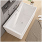 Modern Bathtubs for Bathroom - 55” White Free Standing Bathtub