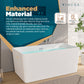 Modern Bathtubs for Bathroom - 55” White Free Standing Bathtub