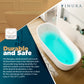 Freestanding Bathtubs for Bathroom - 67” White Portable Tub for Adults