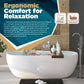 Portable Bath Tubs Adult - 65” White Oval Freestanding Bathtubs