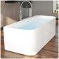 Modern Bathtubs for Bathroom - 66” White Free Standing Bathtub