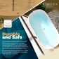 Modern Bathtubs for Bathroom - 59” White Stand Alone Tub