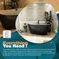 Modern Bathtubs for Bathroom - 62” Black Freestanding Bathtub