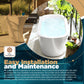 Portable Bath Tubs Adult - 65” White Oval Freestanding Bathtubs