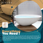 Freestanding Bathtubs - 59” White Rectangular Portable Bathtub Adult