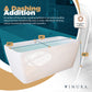 Minimalist Freestanding Bathtubs - 59” White Ice Bath Tub for Athletes