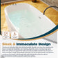 Modern Freestanding Bathtubs - 66” White Portable Bathtub Adult