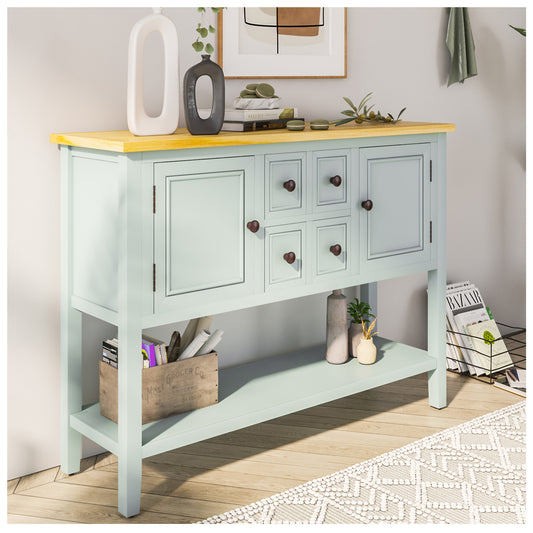 Kitchen Console Tables - 46” Sideboard Storage Cabinet