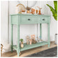 Narrow Console Table with Storage - 35” Sideboard Storage Cabinet