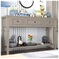 Console Tables for Entryway - Gray 50” Entryway Table with Storage