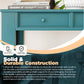 Console Tables for Living Room - Dark Blue 63” Small Entryway Table