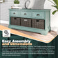 Console Tables for Entryway - Green 41” Hallway Table for Entryway