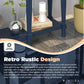 Console Table with Drawers - Navy Blue 60” Hallway Table for Entryway