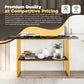 Console Tables for Entryway - Golden 63” Entryway Table with Storage