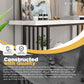 Console Tables for Entryway - White 63” Entryway Table with Storage