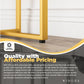 Console Tables for Living Room - Golden 63” Hallway Table for Entryway