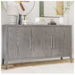 Console Tables for Living Room - Gray 59” Hallway Table for Entryway