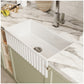 Farmhouse Kitchen Sink - White Drop In Kitchen Sink 33x18