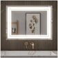 Bathroom Mirrors for Wall - 28” Silver LED Bathroom Mirror