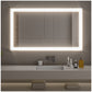 Bathroom Vanity Mirror - 60” Matte Black Vanity Mirror with Lights