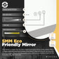 Lighted Bathroom Mirror - 60” White Smart Bathroom Mirror with Lights