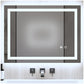 Bathroom Vanity Mirrors for Wall - White 32” Lighted Vanity Mirror