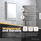 Bathroom Vanity Mirrors for Wall - White 32” Lighted Vanity Mirror