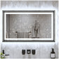 LED Mirror for Bathroom - 42” Black Framed Smart Bathroom Mirror