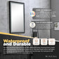 LED Mirror for Bathroom - 42” Black Framed Smart Bathroom Mirror