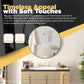 Bathroom Mirrors for Vanity - 60” Gold Framed Mirrors for Bathroom