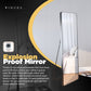 Modern Long Mirrors for Bedroom - 65” Black Floor Mirror Full Length