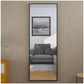 Modern Long Mirrors for Bedroom - 65” Black Floor Mirror Full Length