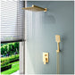 Shower Faucets Sets - Gold Rain Shower Head with Handheld Spray