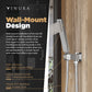 Shower Faucets Sets Complete - Chrome Rainfall Shower Head with Handheld