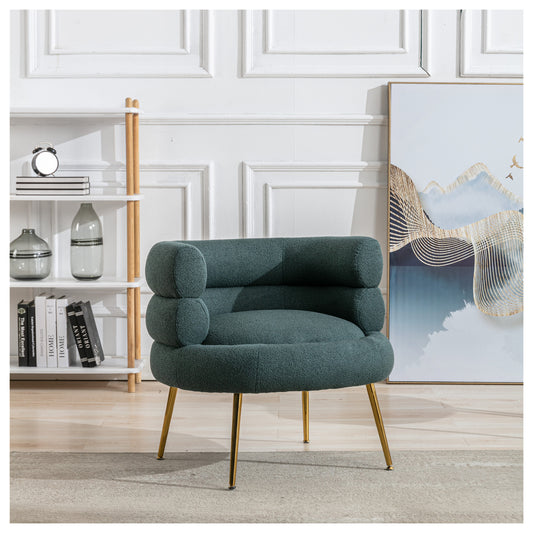 Velvet Accent Chairs - Modern Style Emerald Living Room Chair 30”