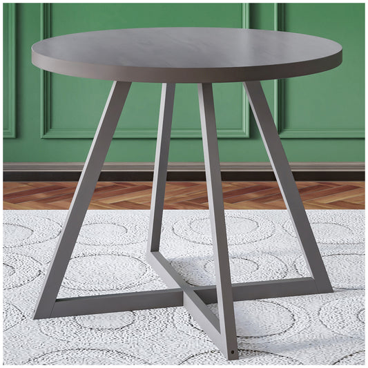 Small Round Kitchen Table - Gray Round Dining Table 36”