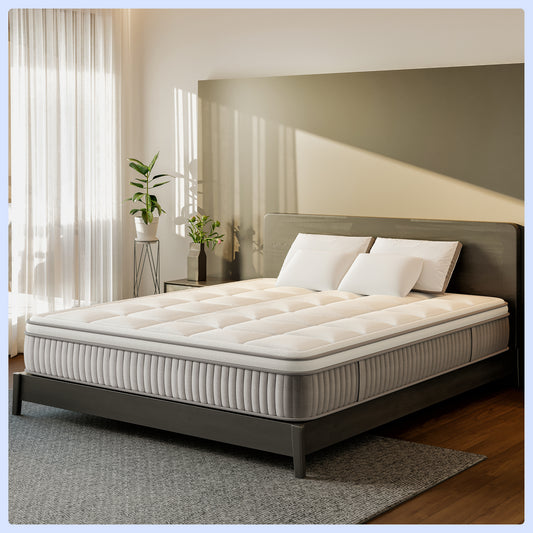 California King Size Mattress with Cooling Gel - Memory Foam 12 Inch
